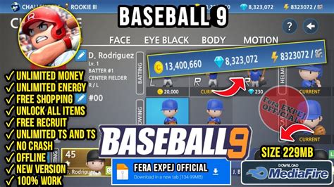 Baseball 9 Mod APK 3.5.2 (Unlimited all) .